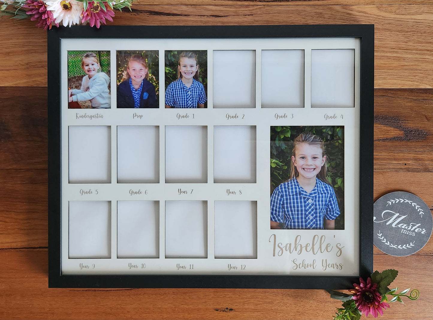 Personalised School Years Photo Frame