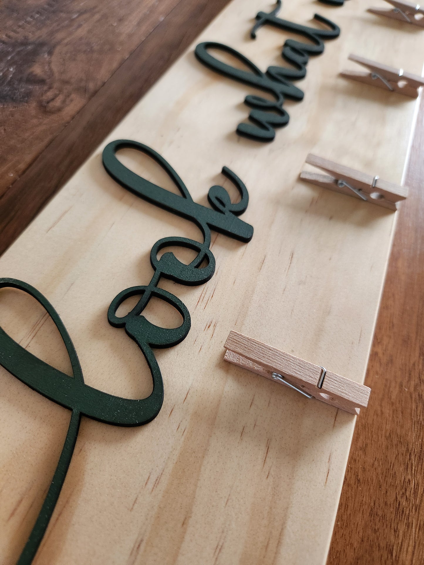 3D Look what we made sign - Green