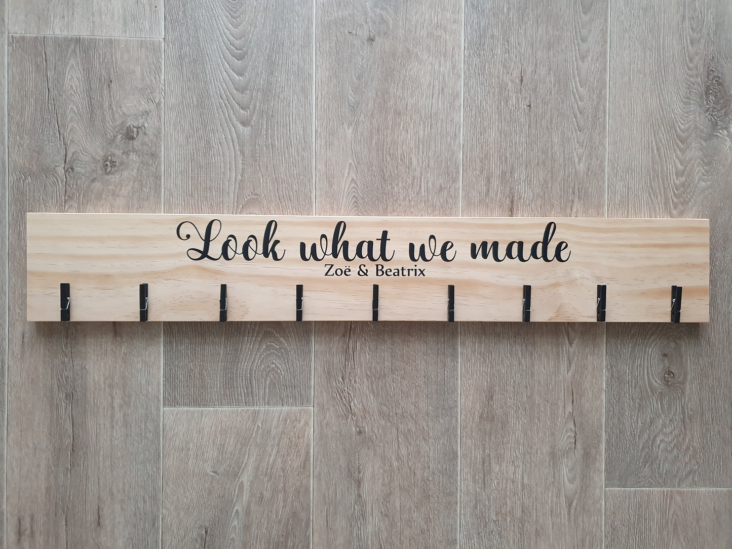 Personalised Look what we made sign