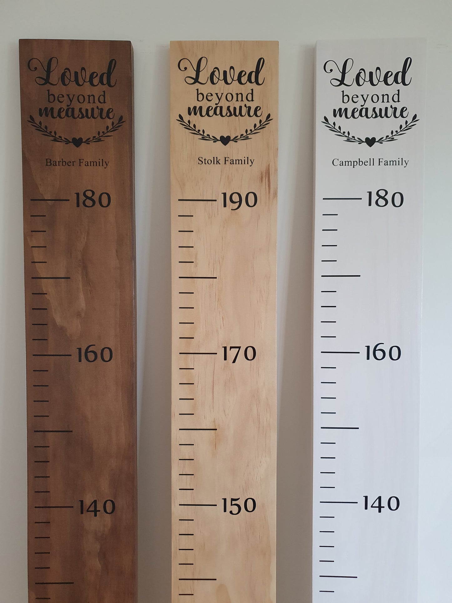 Personalised Height Chart - Loved Beyond Measure