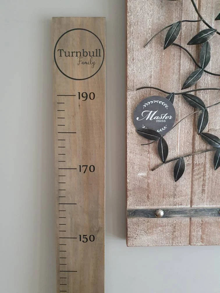 Personalised Height Chart - Family Circle