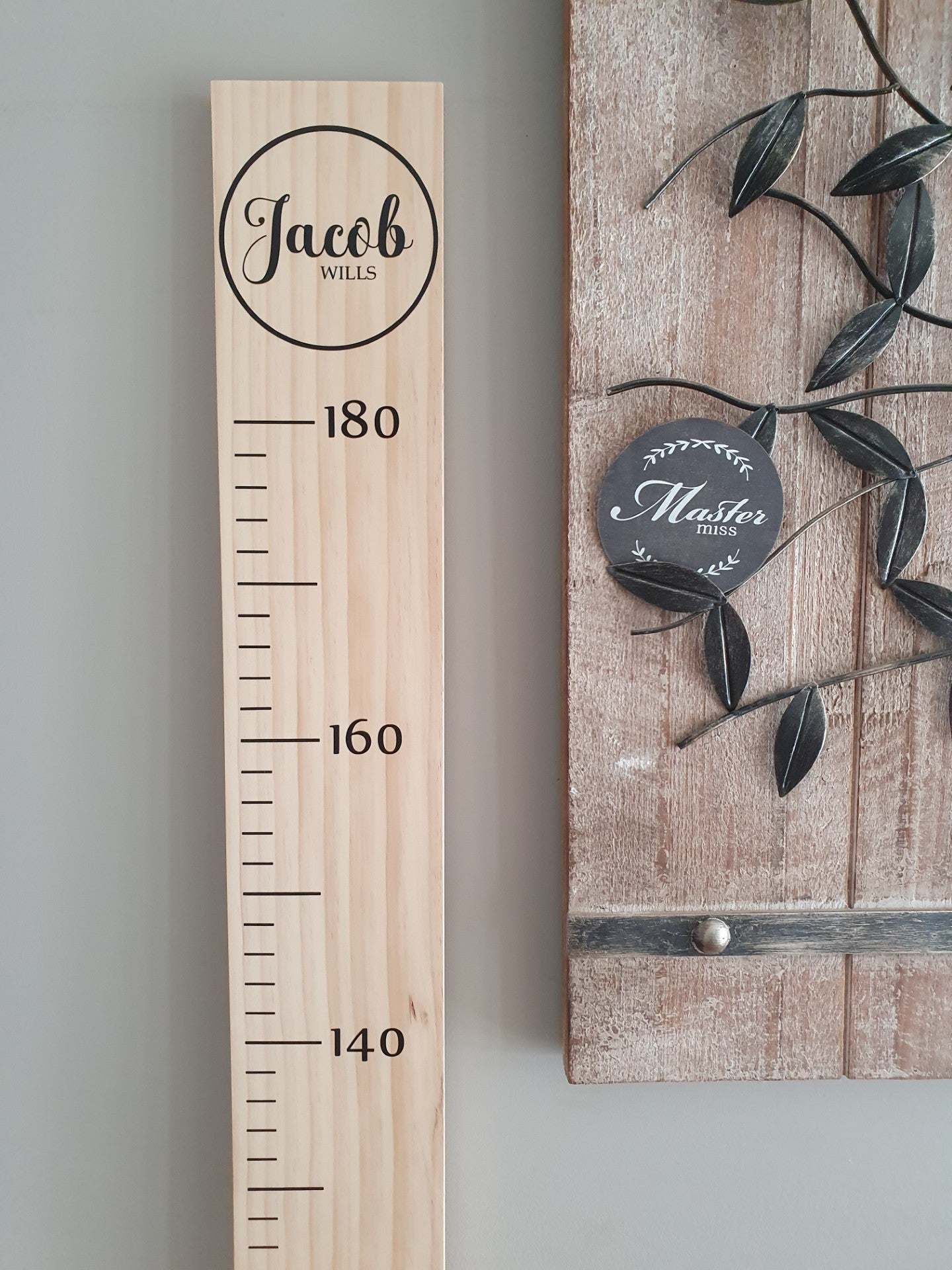 Personalised Height Chart - Child Circle