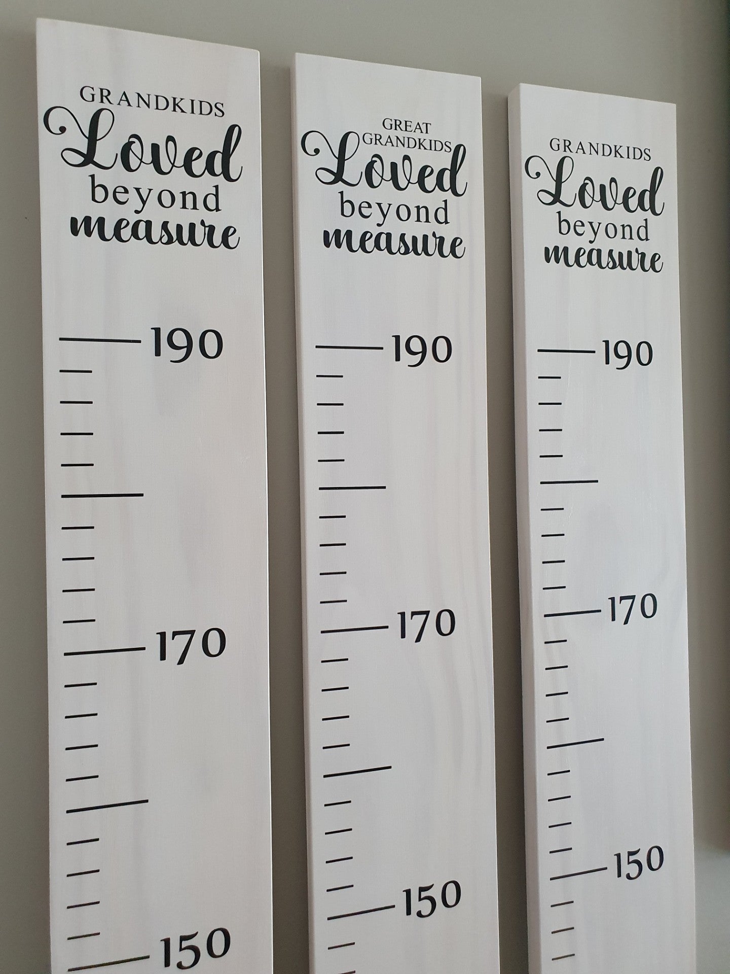Personalised Height Chart - Grandkids Loved Beyond Measure